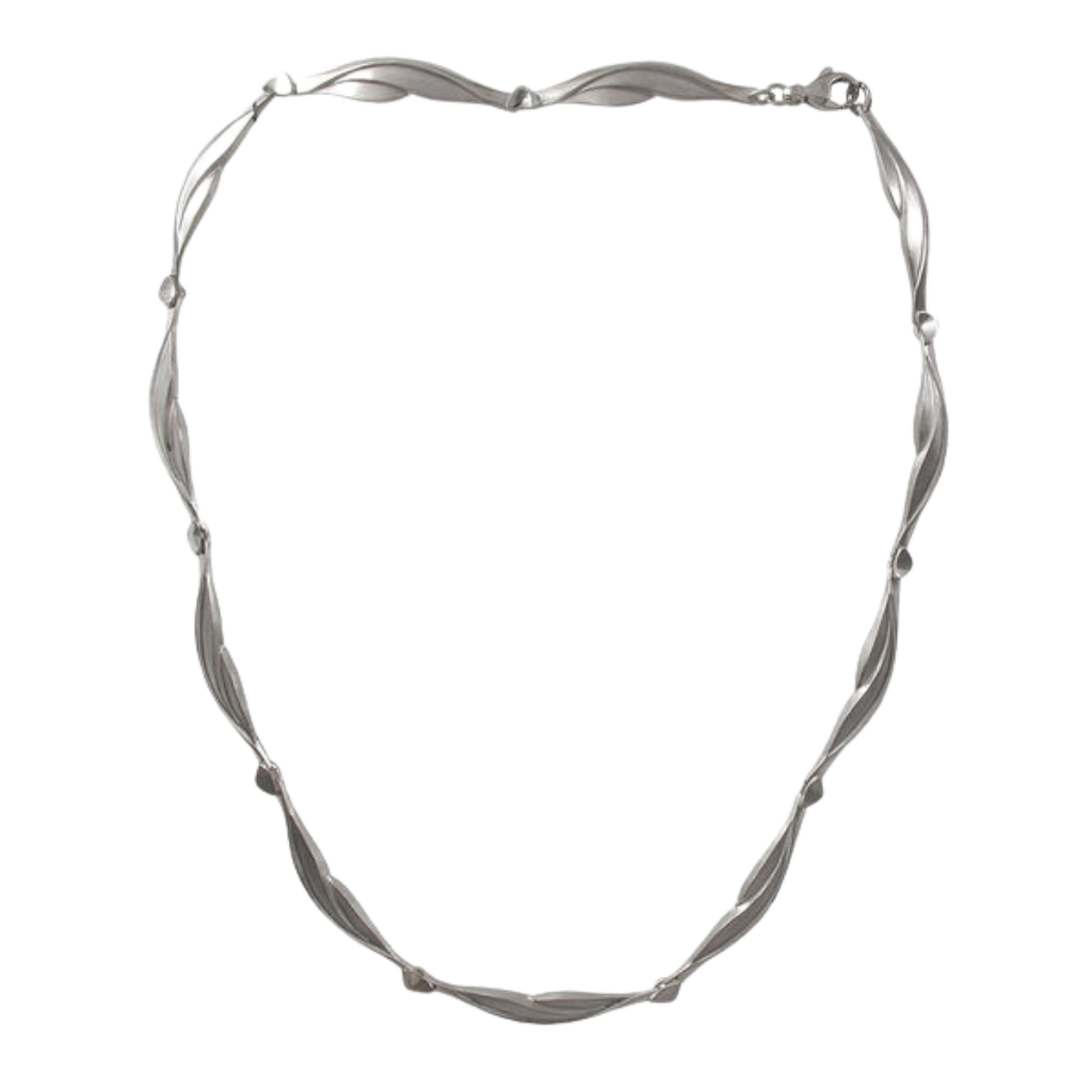 Silver chain Fjell - 42 cm