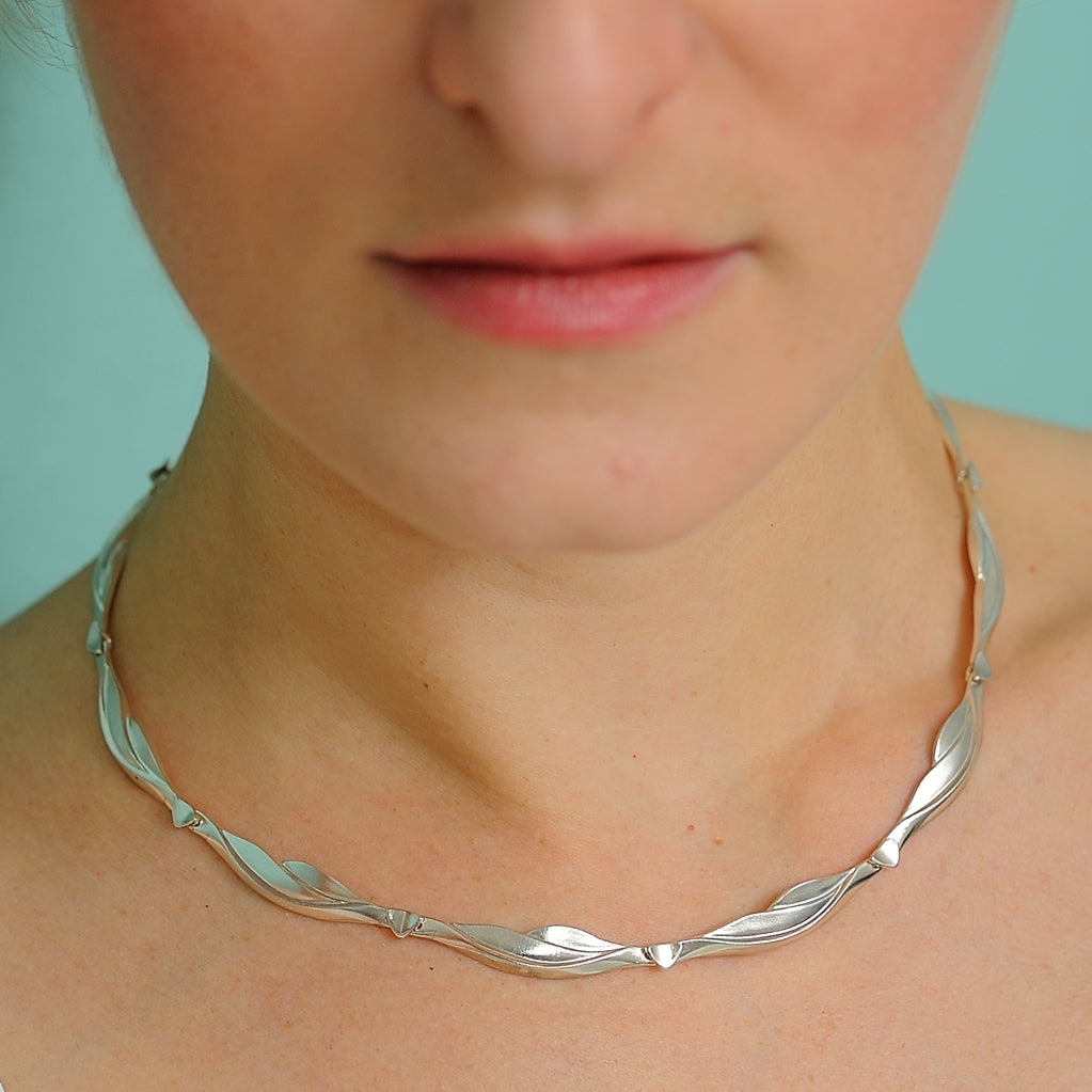 Silver chain Fjell - 42 cm