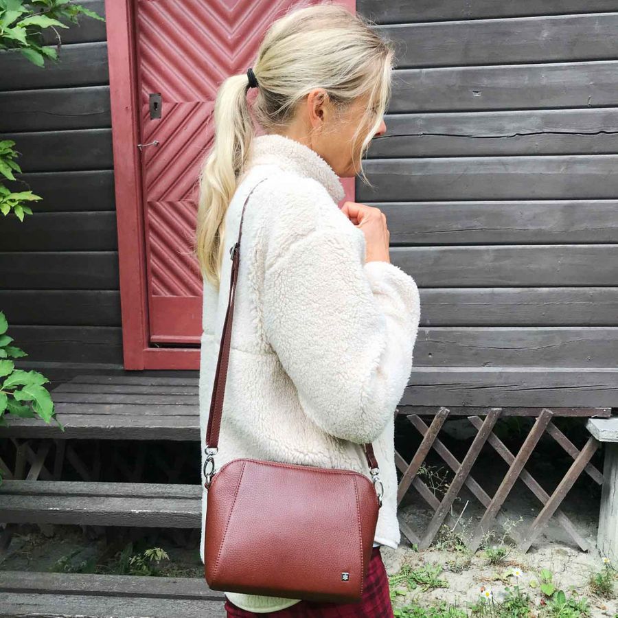 Nora - Elk leather shoulder bag by JOPO