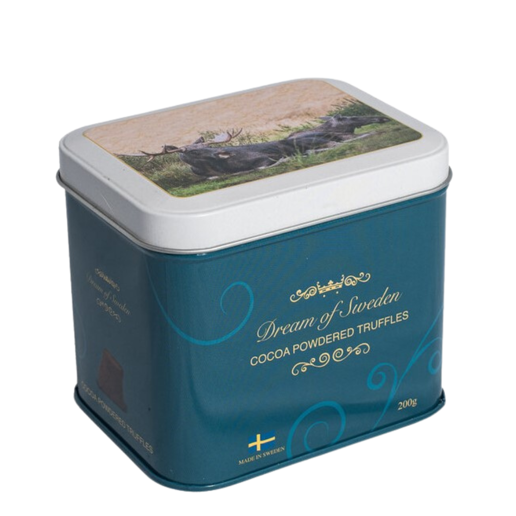 Swedish chocolates in a moose gift tin - 200 g