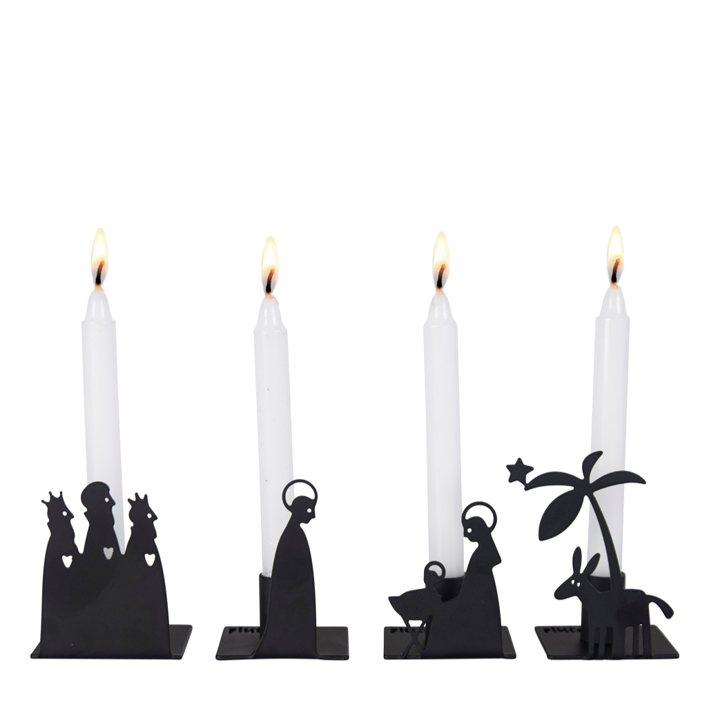 Krippen-Kerzenständer - vierteilig