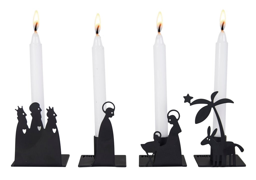 Krippen-Kerzenständer - vierteilig