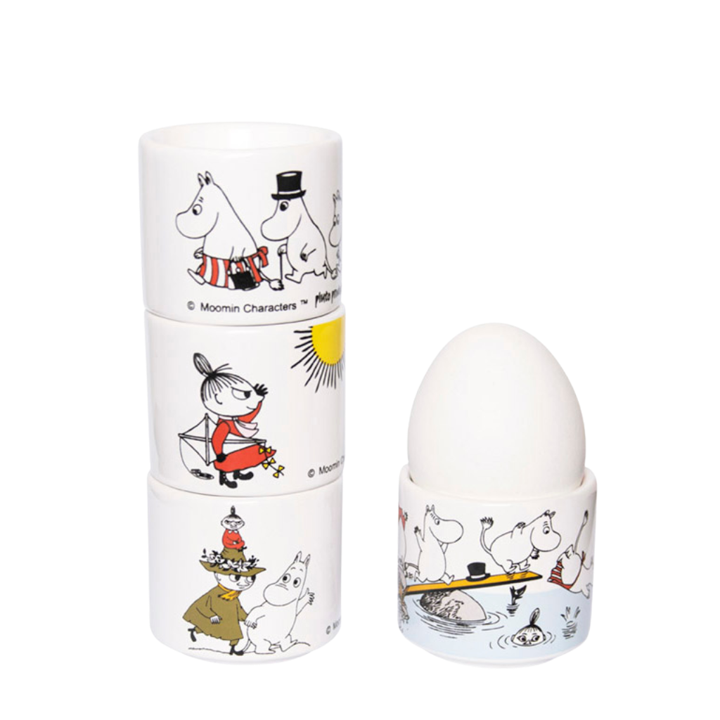 Moomin egg cups - set of 4 - colored