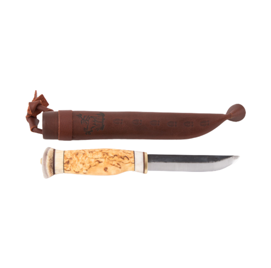 Kero-Polar knife large - 26 cm - blade 10.5 cm - leather sheath