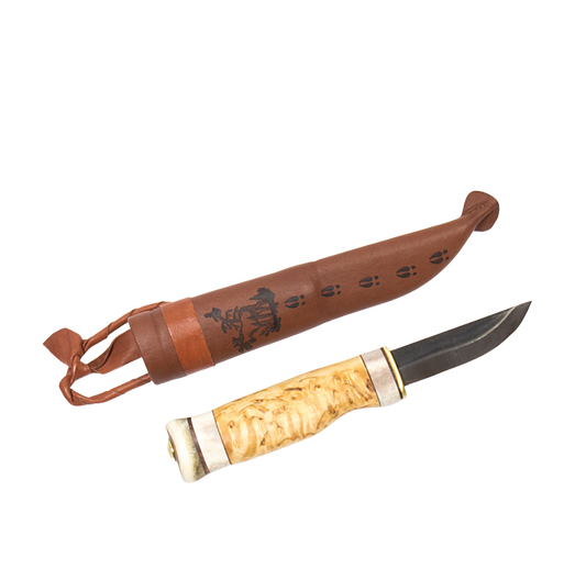 Kero polar knife - 19.5 cm - blade 7.7 cm - leather sheath