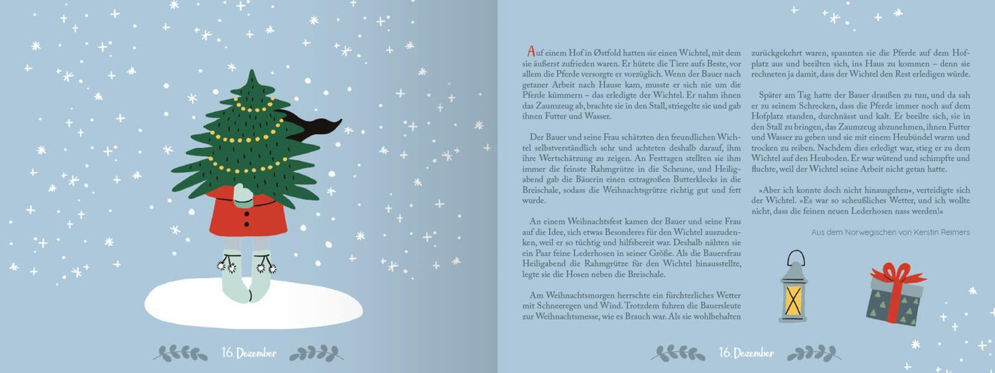 24 Geschichten aus dem hohen Norden - Adventskalender - 16 x 21 cm