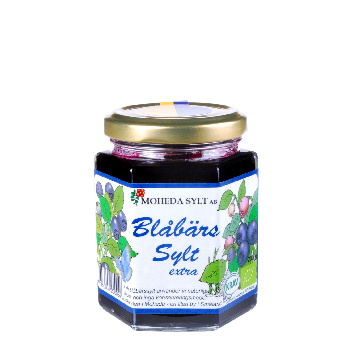 Moheda Blåbär Sylt - Blaubeer-Konfitüre extra - 200 g