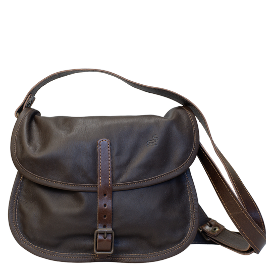 Linn - Rentierleder-Handtasche - Dunkelbraun - Kero