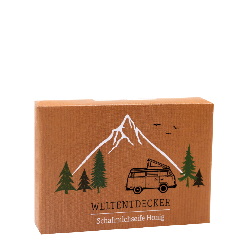 Weltentdecker - Schafmilchseife Honig - Saatvogel - 125 g