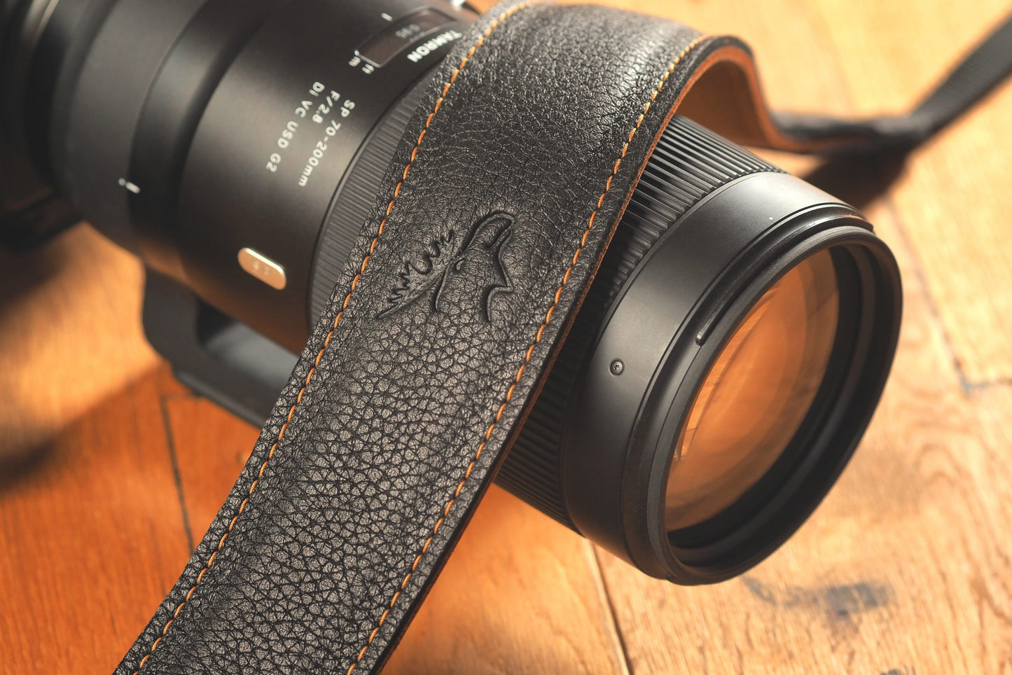 EDDYCAM Kameragurt - Elchleder - 50 mm - Schwarz natur