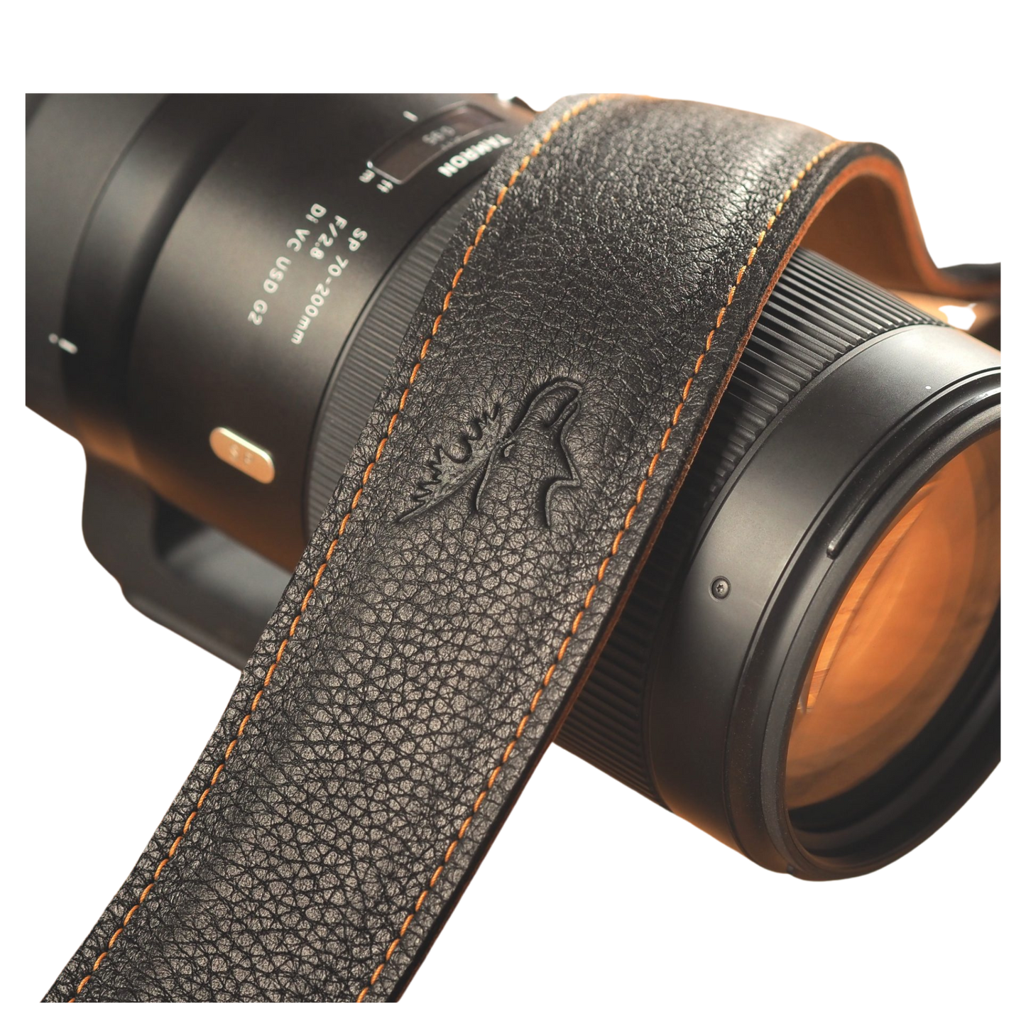 EDDYCAM Kameragurt - Elchleder - 50 mm - Schwarz natur
