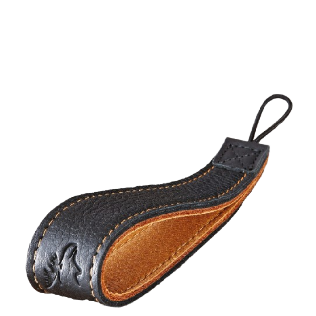 EDDYCAM Kamera-Handschlaufe - Elchleder - 33 mm - Schwarz natur