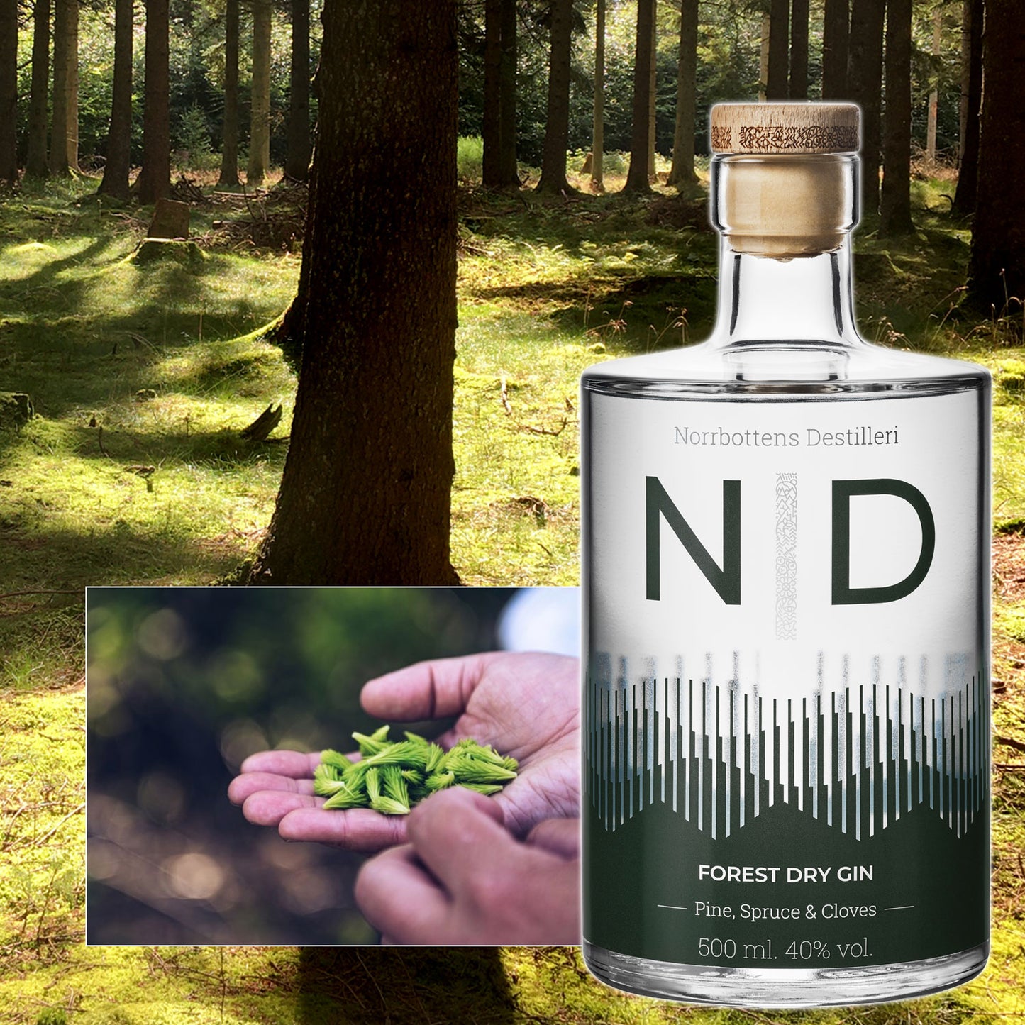 N | D Forest Dry Gin - 40% vol. - 500ml