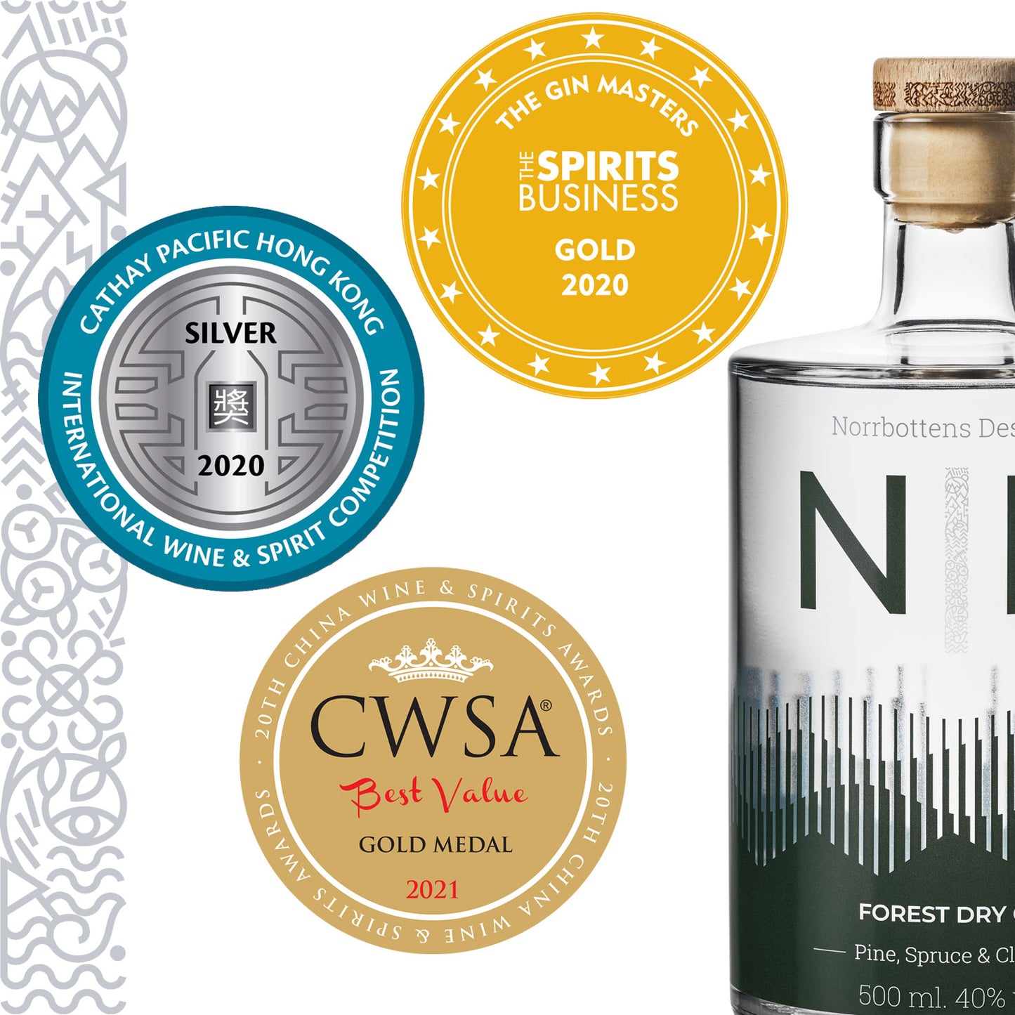 N | D Forest Dry Gin - 40% vol. - 500ml