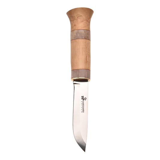 Järven hunting knife - Damascus steel - 210 mm - Karesuandokniven