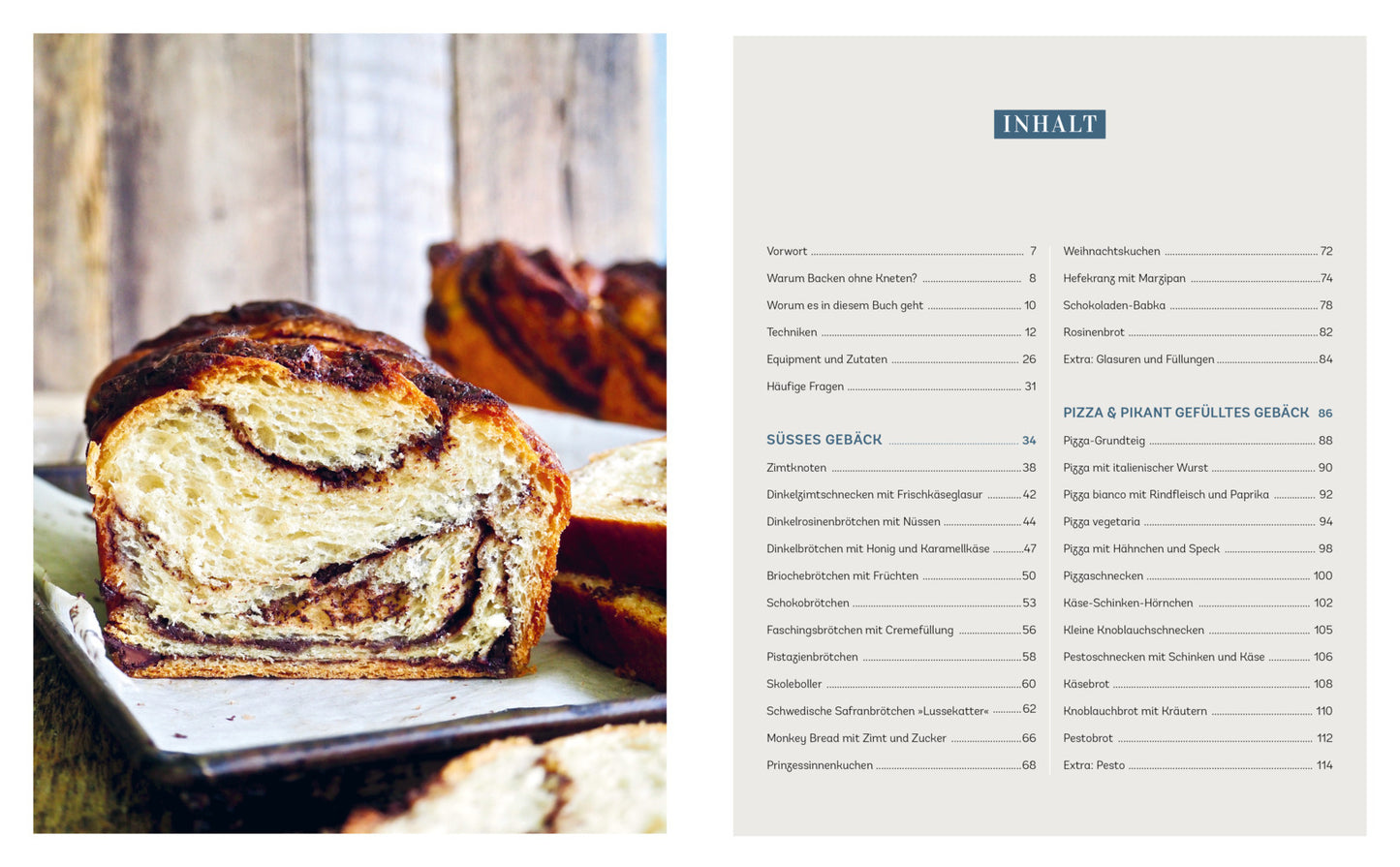 Zimtschnecken und Dinkelbrot - Backbuch