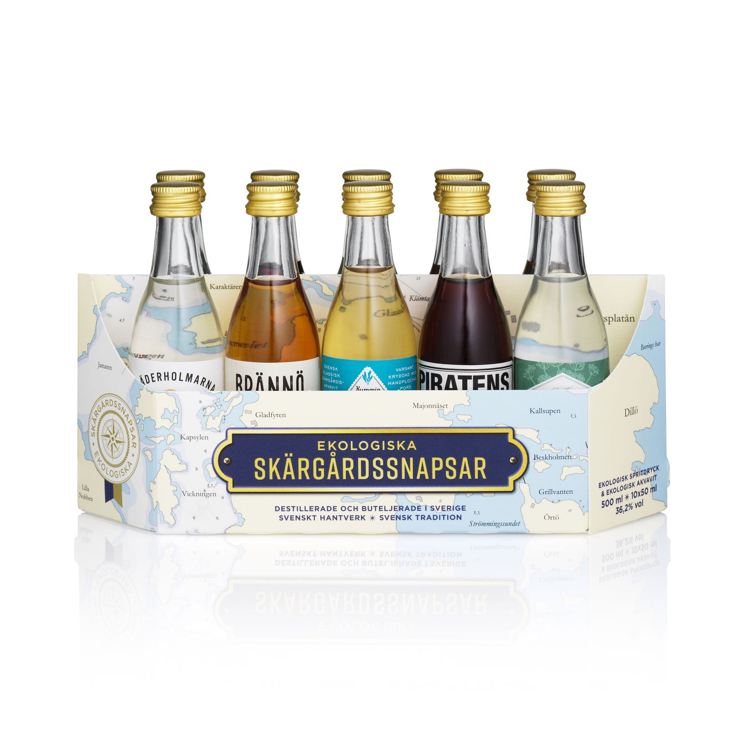 Saturnus Skärgårds Snapsar - 36,2 % vol. - 500 ml