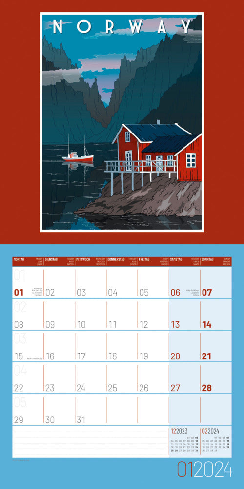 Vintage Voyage - Kalender 2024