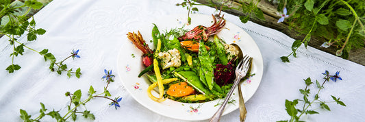  „Astrid Lindgrens Kochbuch – So schmeckt mein Sommer" mit dem Rezept „In Sahne gekochtes Sommergemüse“