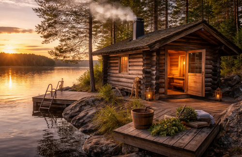 Die finnische Sauna als Bestandteil der nordischen Kultur