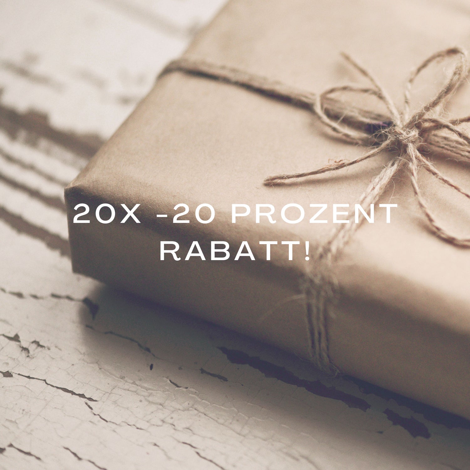 20 x 20 Prozent Rabatt!