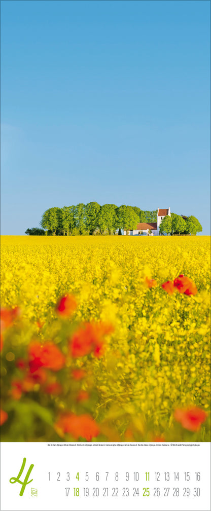 Magische Momente im Norden - Wandkalender 2027 - 29 x 69 cm - Korsch Verlag