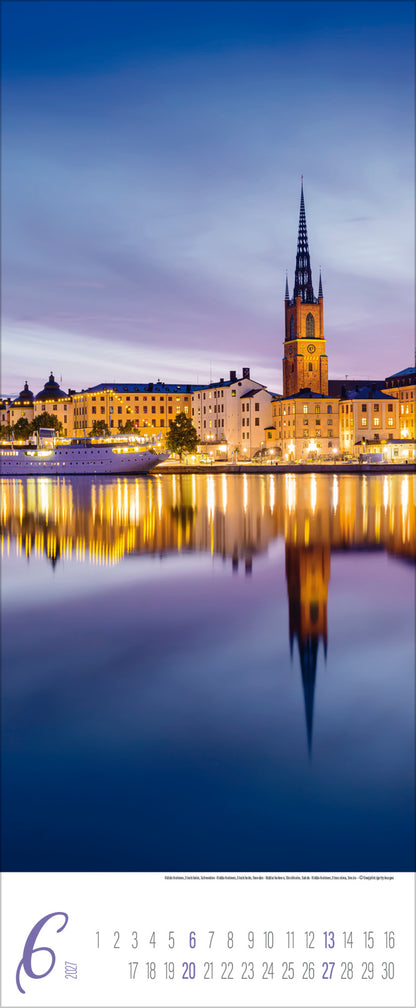 Magische Momente im Norden - Wandkalender 2027 - 29 x 69 cm - Korsch Verlag