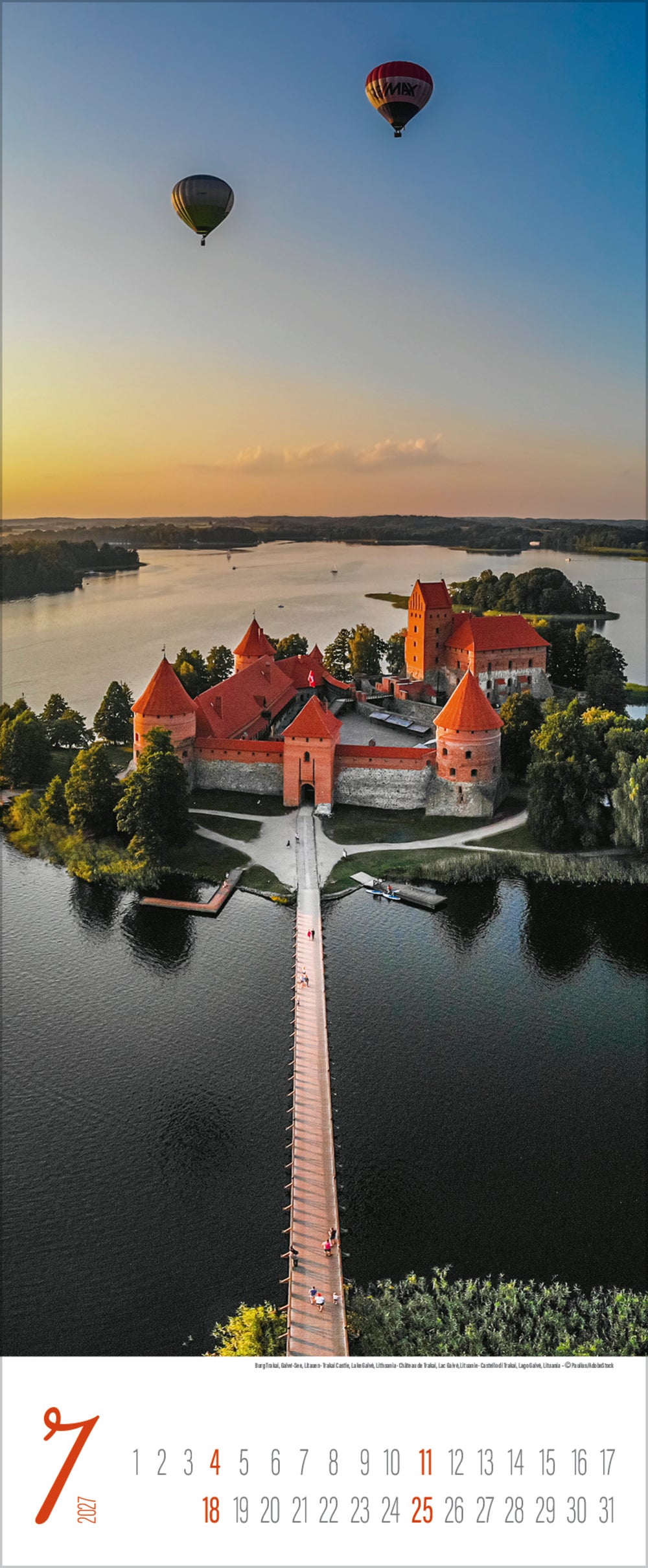 Magische Momente im Norden - Wandkalender 2027 - 29 x 69 cm - Korsch Verlag