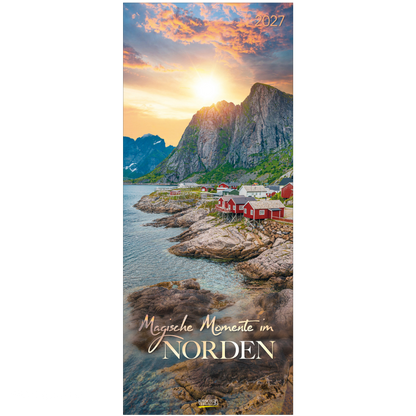 Magische Momente im Norden - Wandkalender 2027 - 29 x 69 cm - Korsch Verlag