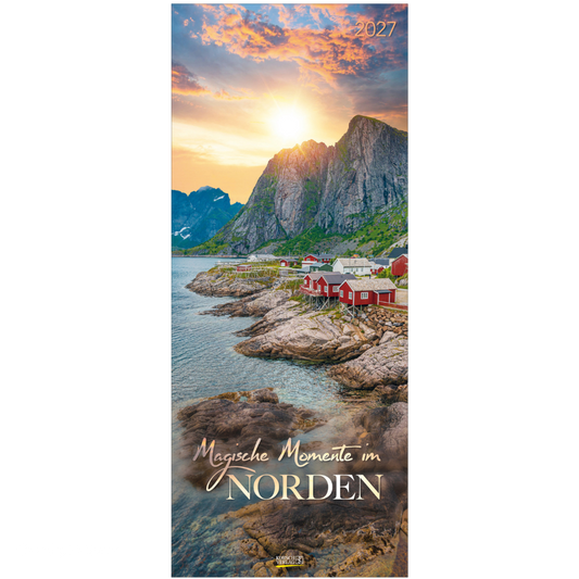Magische Momente im Norden - Wandkalender 2027 - 29 x 69 cm - Korsch Verlag