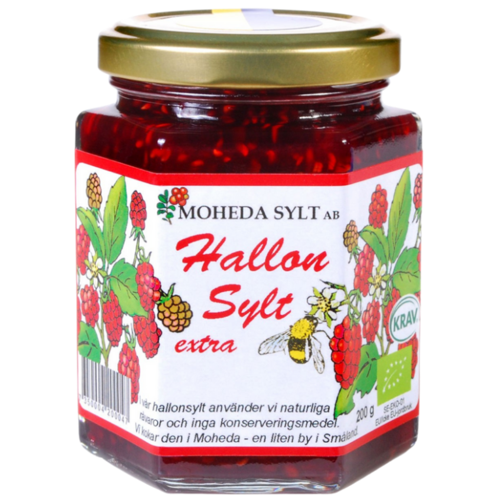 Moheda Hallon Sylt - extra raspberry jam - 200 g