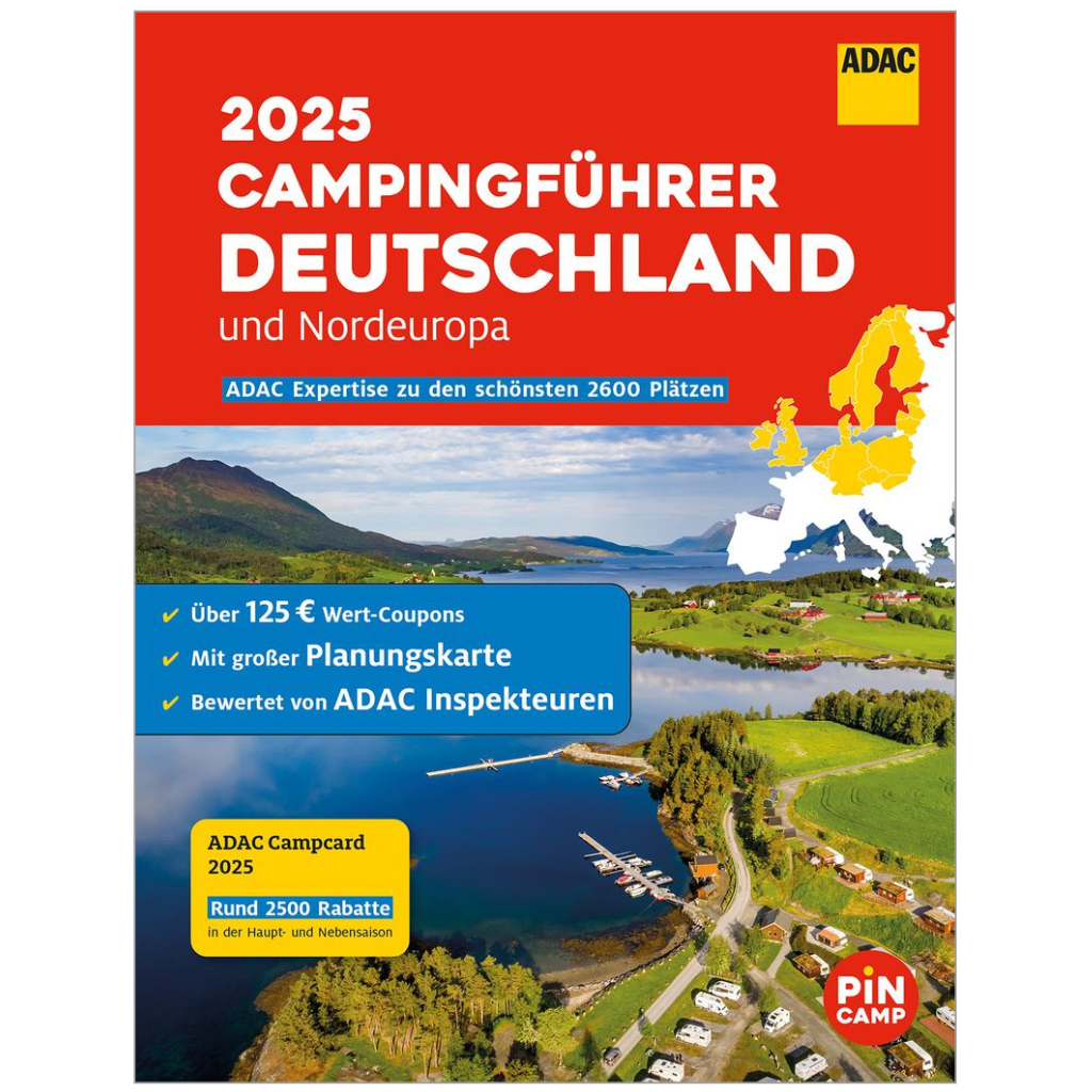 ADAC Campingführer 2025 -  Deutschland - Nordeuropa