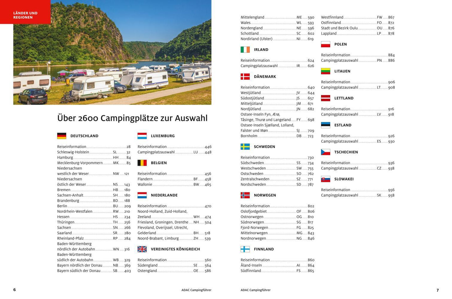 ADAC Campingführer 2023 -  Deutschland - Nordeuropa