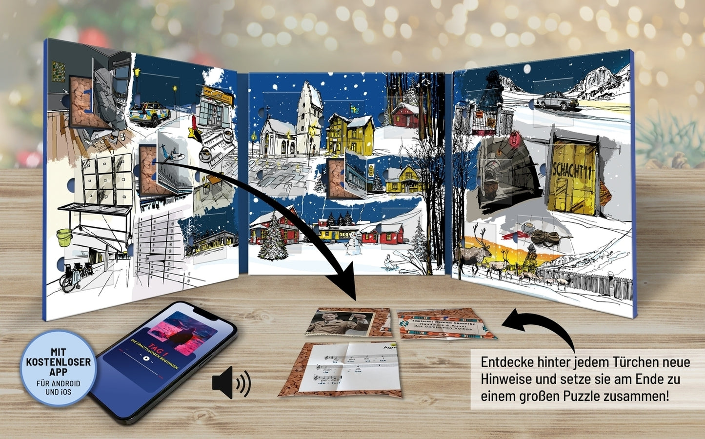Stiller als die Nacht. Der Schweden-Krimi-Adventskalender