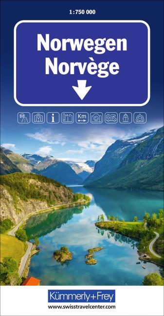 Norwegen Regionalkarten - Cappelen Kart Norwegen