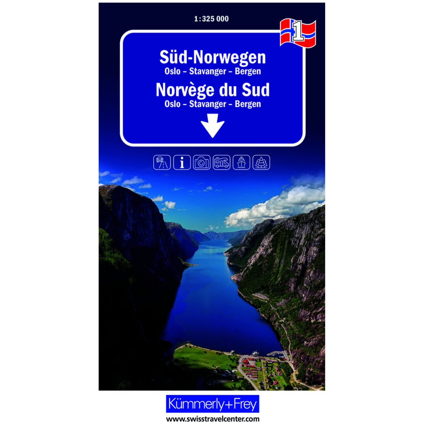 Norwegen Regionalkarten - Cappelen Kart Norwegen