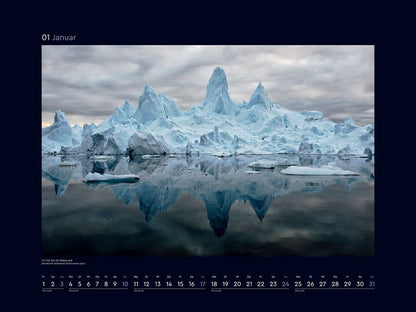 Eiswelten - Wandkalender 2027 - 60 x 45 cm - Kunth Verlag