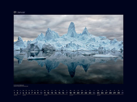 Eiswelten - Wandkalender 2027 - 60 x 45 cm - Kunth Verlag
