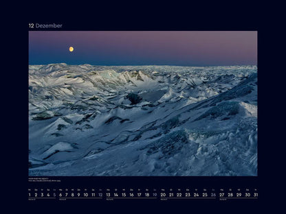 Eiswelten - Wandkalender 2027 - 60 x 45 cm - Kunth Verlag