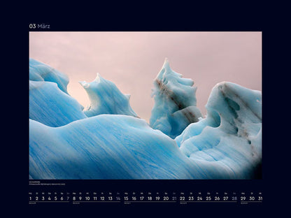 Eiswelten - Wandkalender 2027 - 60 x 45 cm - Kunth Verlag