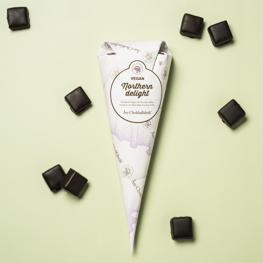 Northern delight - Vegane Schokoladen-Toffee - Pralinen - 80 g