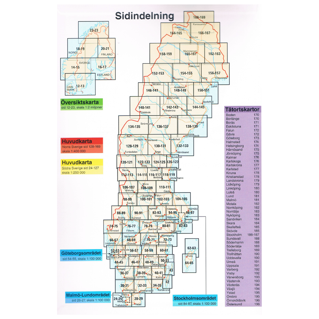 Motormännens Vägatlas Sverige 2026 - Schweden Straßenatlas / Autoatlas