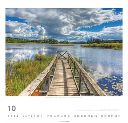 Schweden - Wandkalender 2026 -  Licht und Wasser - 46 x 48 cm - Kunstverlag Weingarten