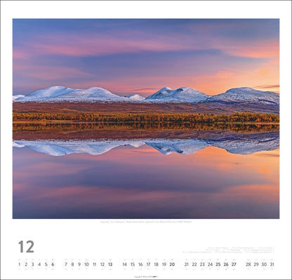 Schweden - Wandkalender 2026 -  Licht und Wasser - 46 x 48 cm - Kunstverlag Weingarten
