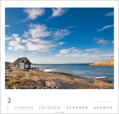Schweden - Wandkalender 2026 -  Licht und Wasser - 46 x 48 cm - Kunstverlag Weingarten