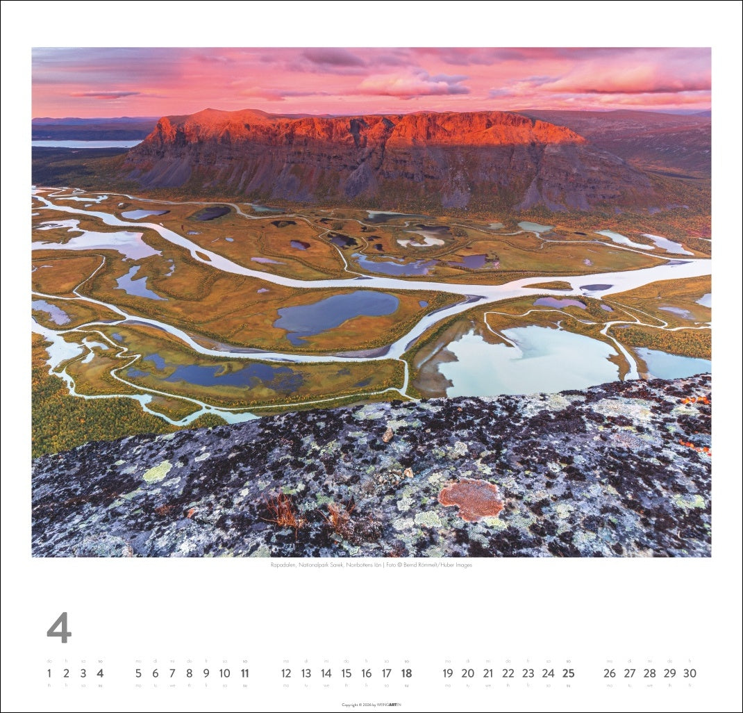 Schweden - Wandkalender 2027 -  Licht und Wasser - 46 x 48 cm - Kunstverlag Weingarten