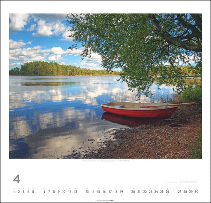 Schweden - Wandkalender 2026 -  Licht und Wasser - 46 x 48 cm - Kunstverlag Weingarten