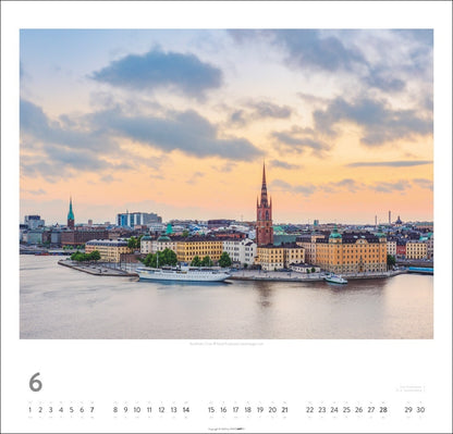 Schweden - Wandkalender 2026 -  Licht und Wasser - 46 x 48 cm - Kunstverlag Weingarten