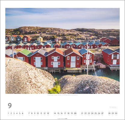Schweden - Wandkalender 2026 -  Licht und Wasser - 46 x 48 cm - Kunstverlag Weingarten