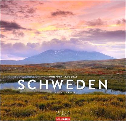 Schweden - Wandkalender 2024 -  Licht und Wasser - 46 x 48 cm - Kunstverlag Weingarten